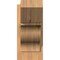 Ekena Millwork Funston Slat Smooth Outlooker, Western Red Cedar, 7 1/2"W x 16"D x 16"H OUT08X16X16FST06SWR - alternate 4